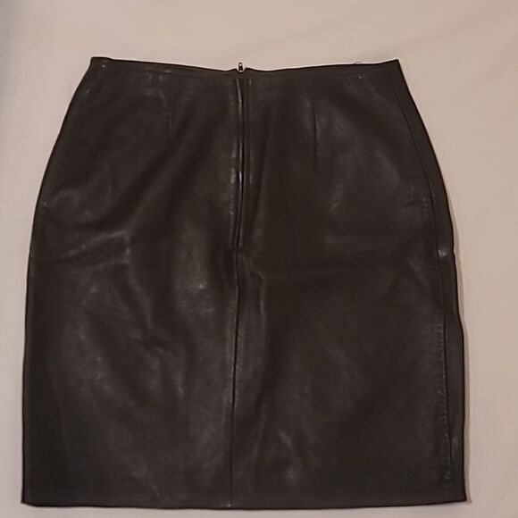 Firenze vintage leather skirt size 10 - Picture 2 of 7